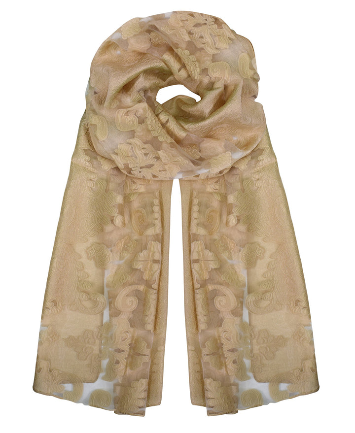 B3124-Bohemian-SheerScarf-WhitGold-AJ