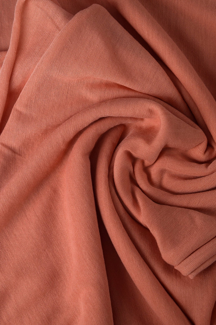 Peach Couture Cotton Soft Touch Vivid Colors Lightweight Jersey Knit Infinity Loop Scarf