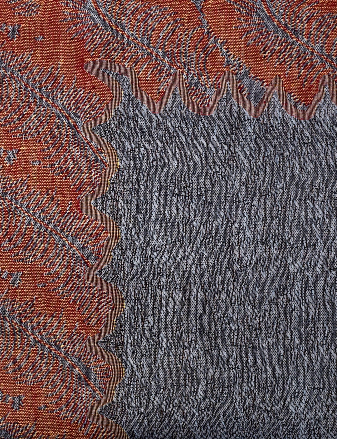 Reversible Jacquard Paisley Pashmina Shawl