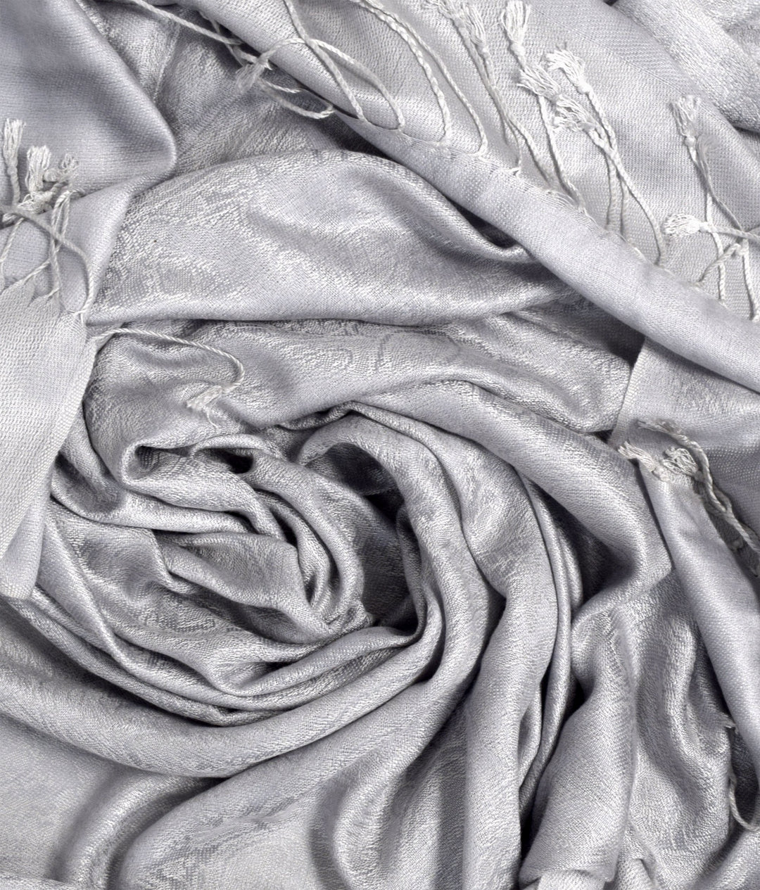 Womens Elegant Vintage Solid Jacquard Paisley Scarf Shawl Wrap Black