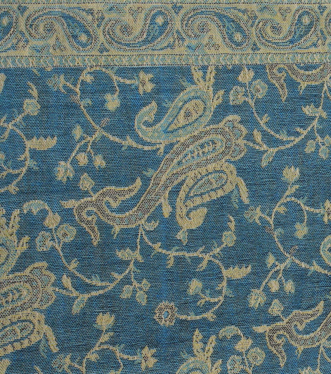 Double Layer Reversible Paisley Pashmina Shawl