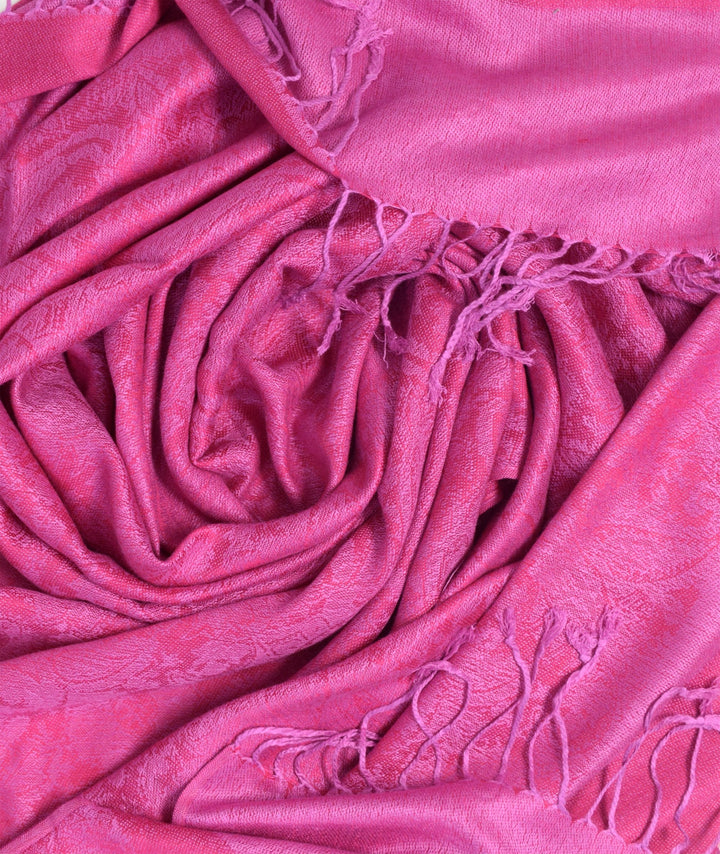 Peach Couture Womens Elegant Vintage Solid Jacquard Paisley Scarf Shawl Wrap