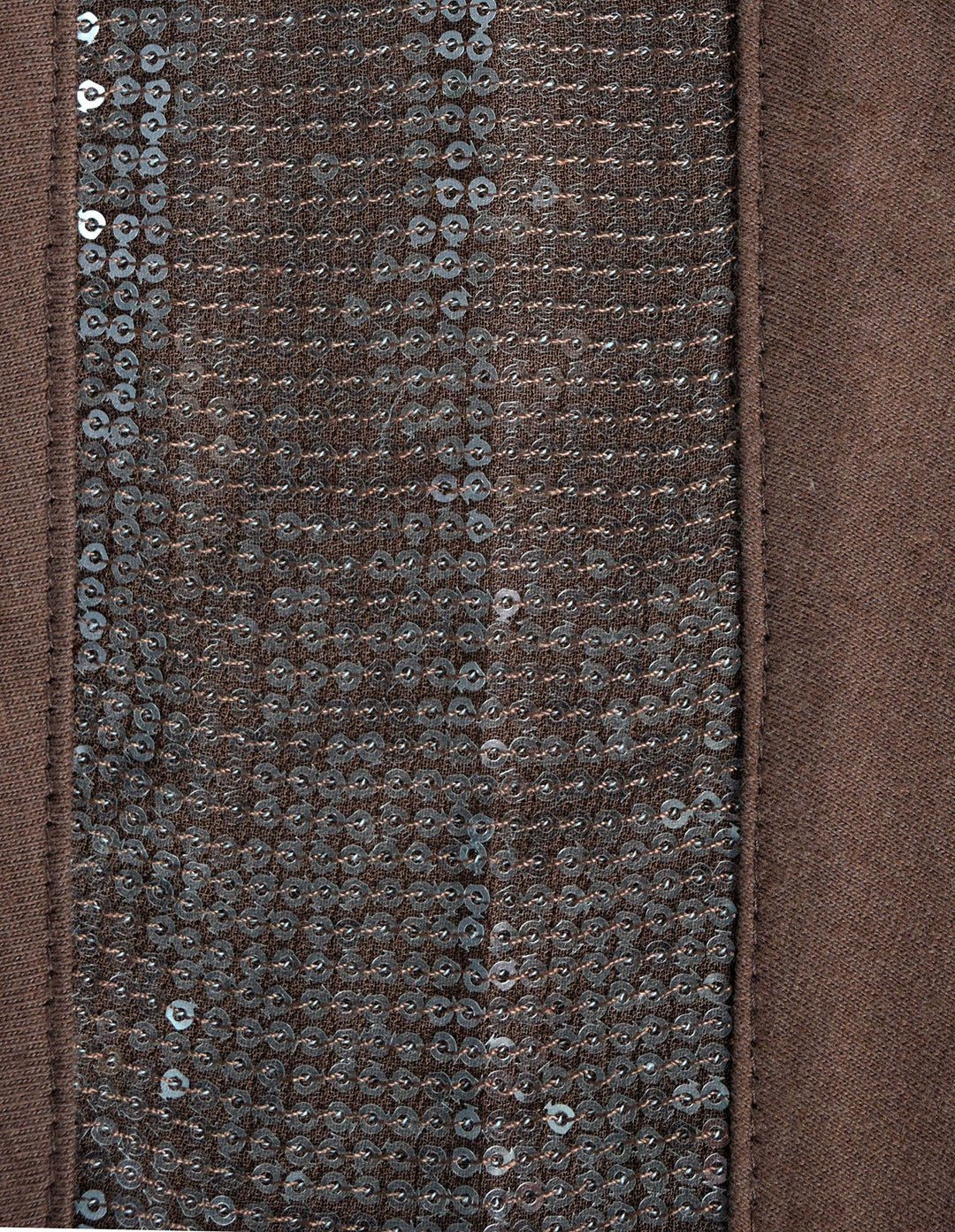 Womens Cotton Boat Neck Dolmen Shirring Drape Sequin Shoulder Tops