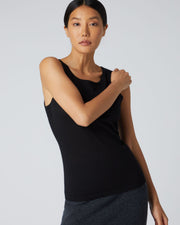 Cashmere Fine Shell Tank Top