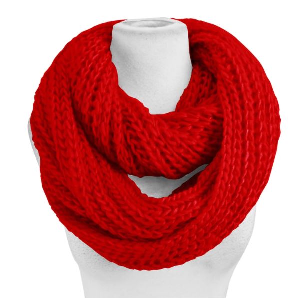Handmade Thick Ribbed Chunky Knit Infinity loop Scarves