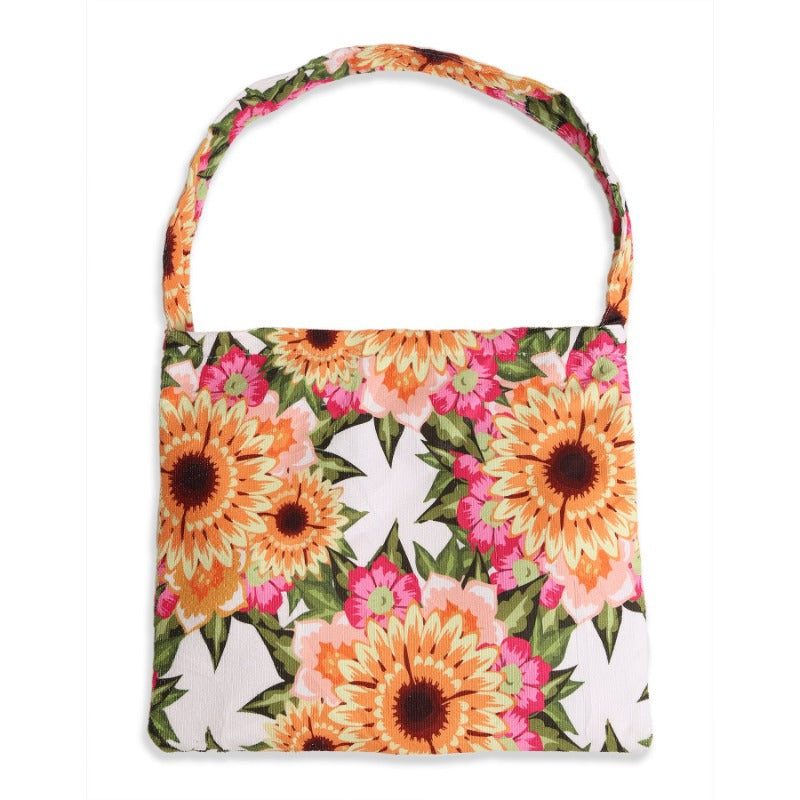 Summer Sunflowers 2 In 1 Beach Towel & Tote Bag