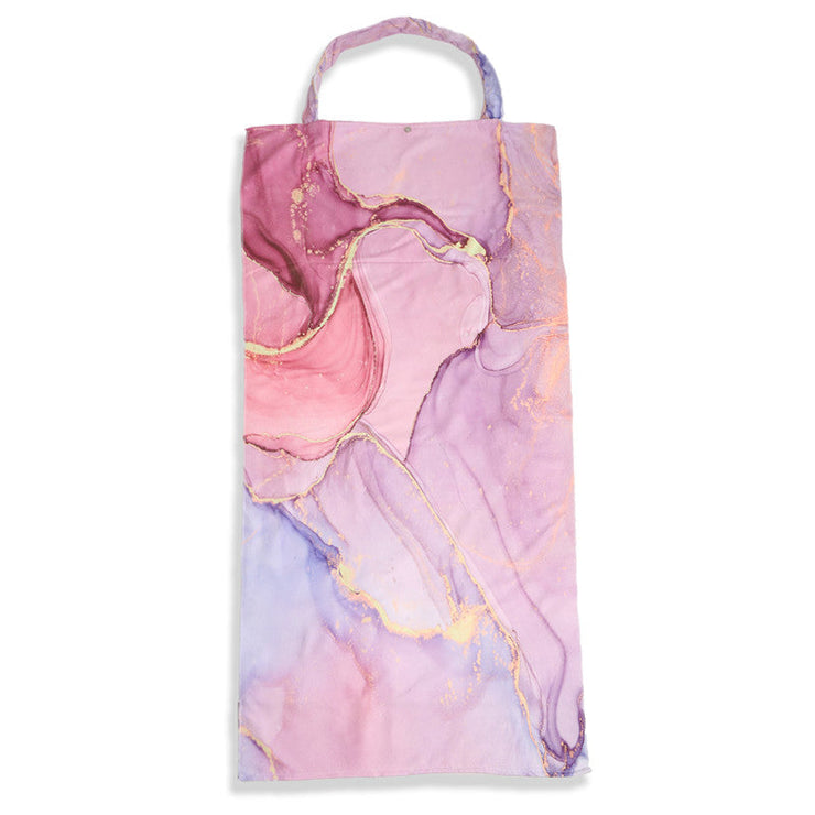 Pink Marble 2 In 1 Beach Towel & Tote Bag