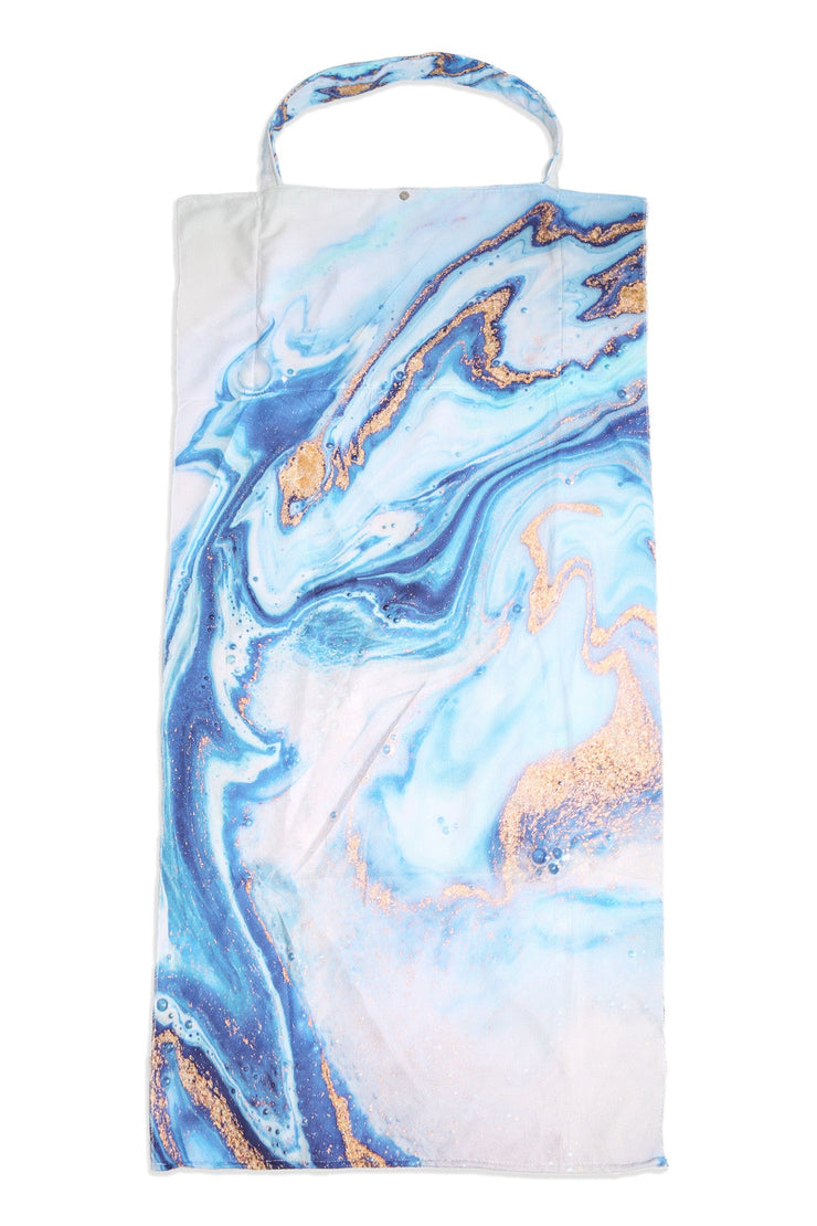 Blue Marble 2 In 1 Beach Towel & Tote Bag