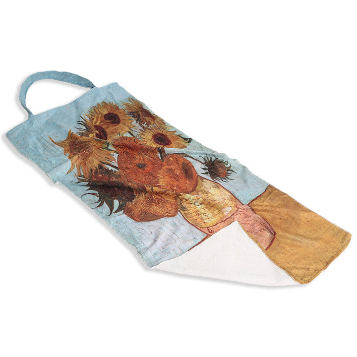 Sunflower Vase 2 In 1 Beach Towel & Tote Bag