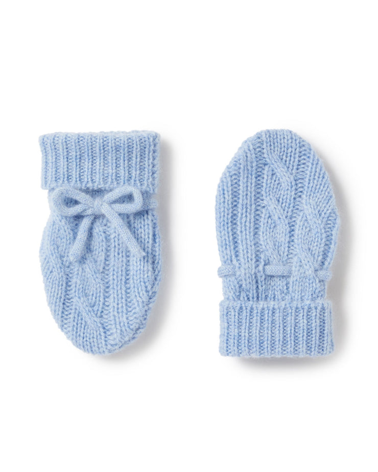 Cashmere Cable Knit Mittens