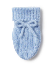 Cashmere Cable Knit Mittens