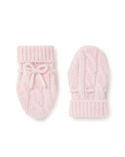 Cashmere Cable Knit Mittens