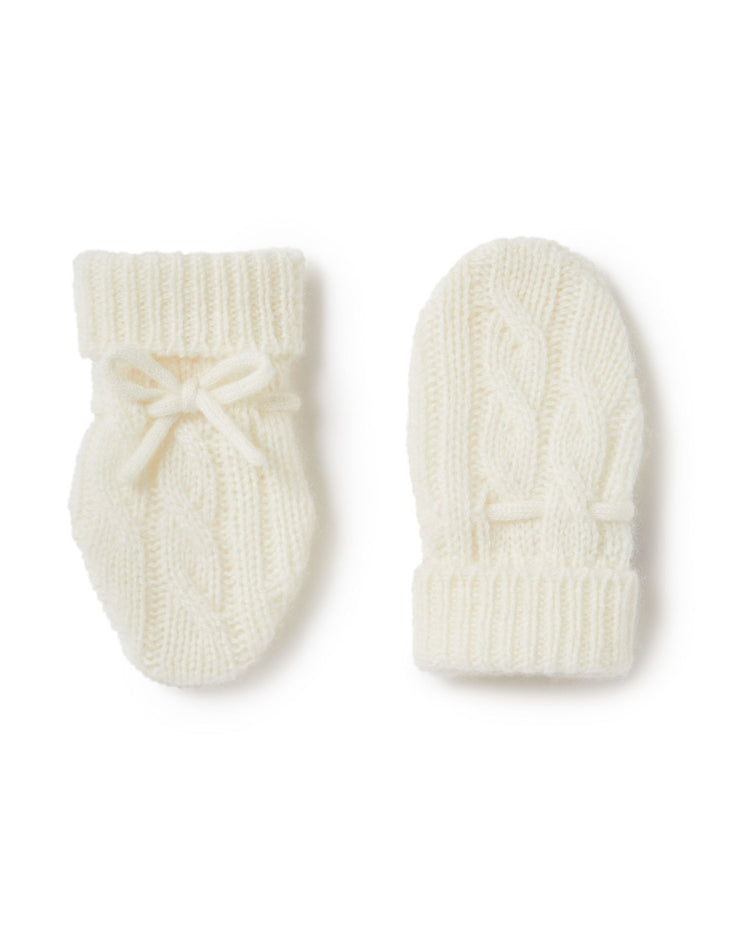 Cashmere Cable Knit Mittens