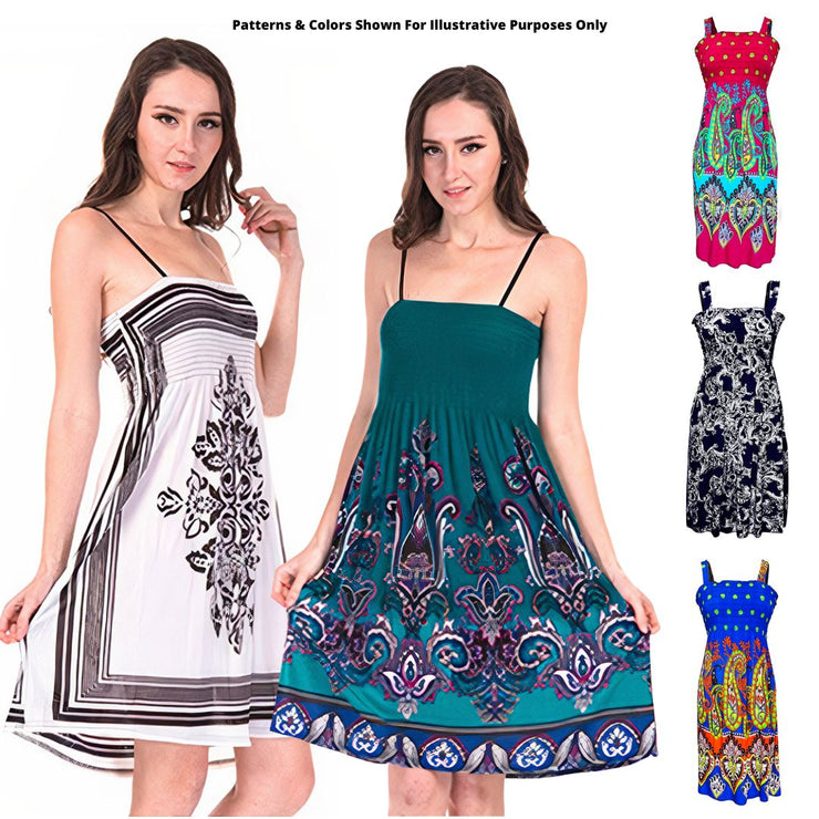 Bohemian Sundress - 4 Assorted Dress Pack
