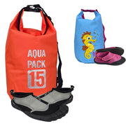 "Pool Party Pack" Waterproof Dry Bag + Water Shoes