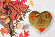 Luxury Gift Set: Scarf/Tie Set + Gourmet Chocolate Heart