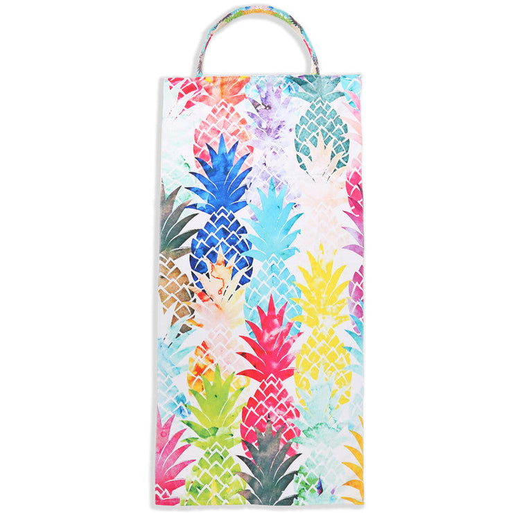 Abstract Pineapple 2 In 1 Beach Towel & Tote Bag