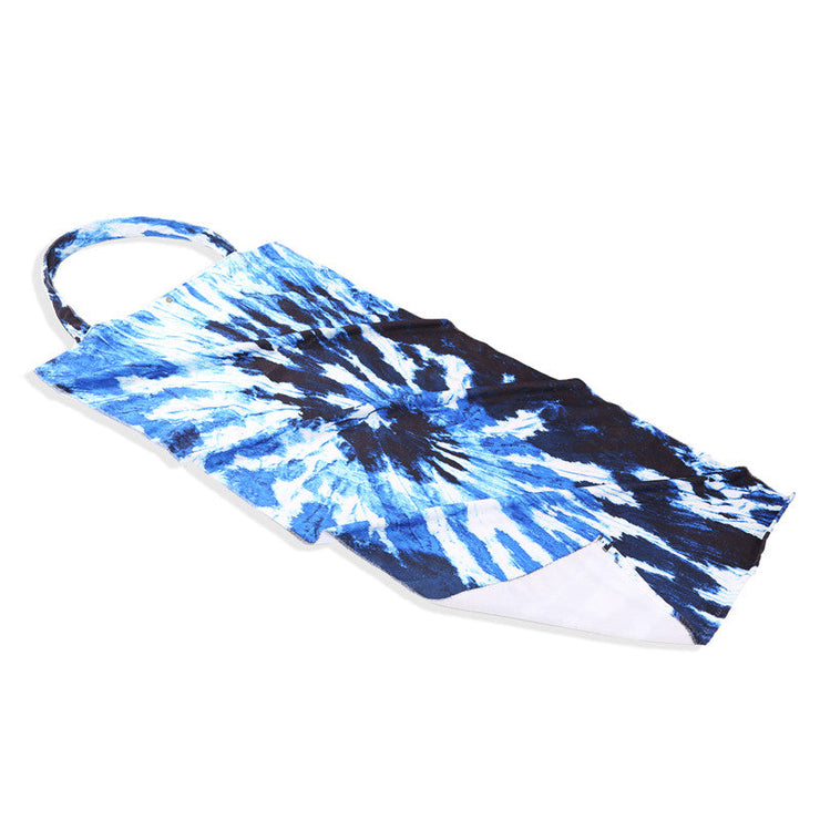 Tie-Dye Swirl 2 In 1 Beach Towel & Tote Bag