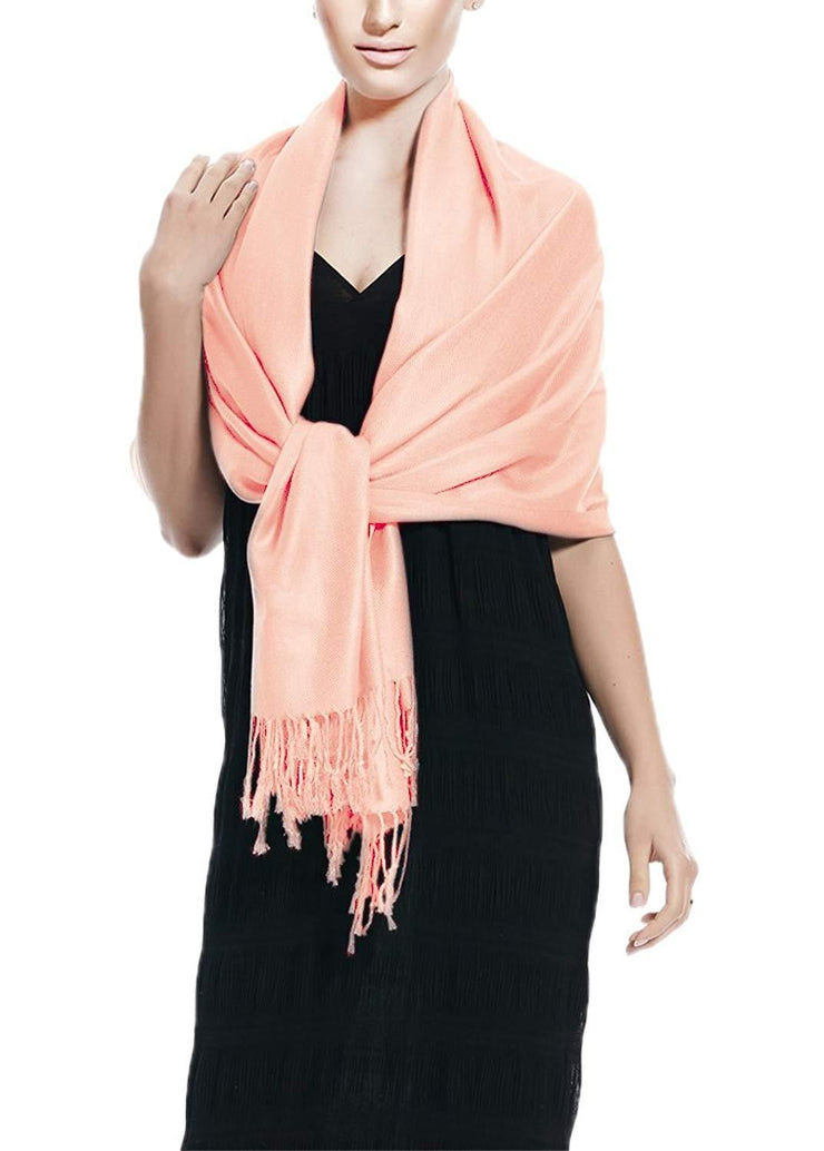 "Spring Into Joy" Pastel Solid Pashmina