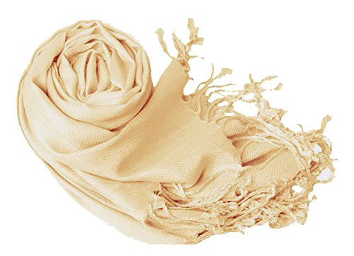 Soft Silky Rayon Pashmina Shawl Wrap Scarf in Solid Color