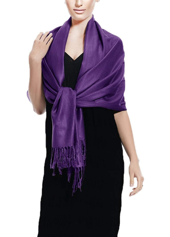 Purple Pashmina Shawl