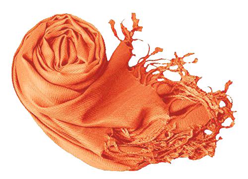 Tangerine Pashmina Shawl